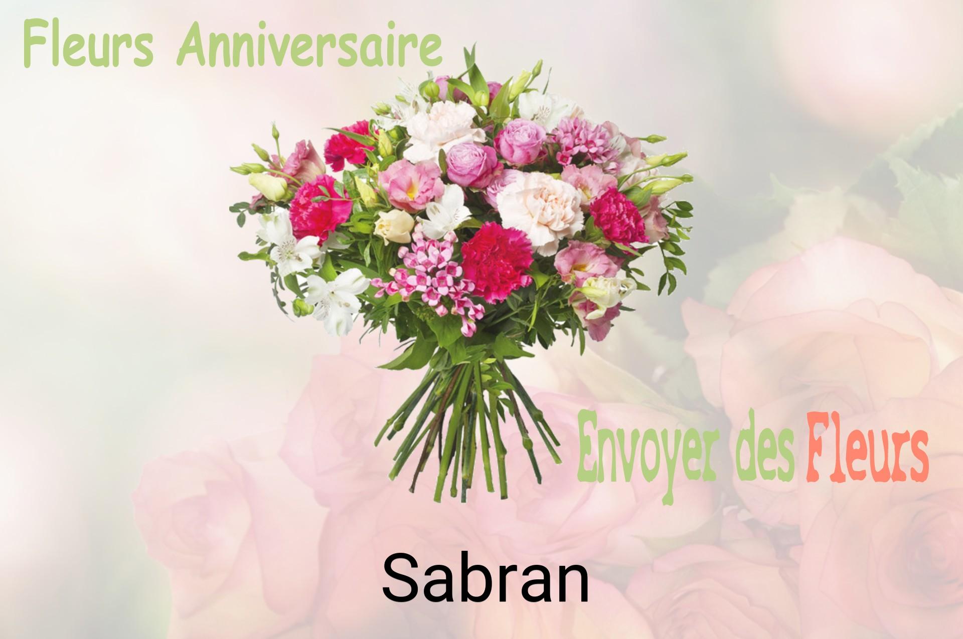 Bouquet de fleurs d’anniversaire livré à Sabran