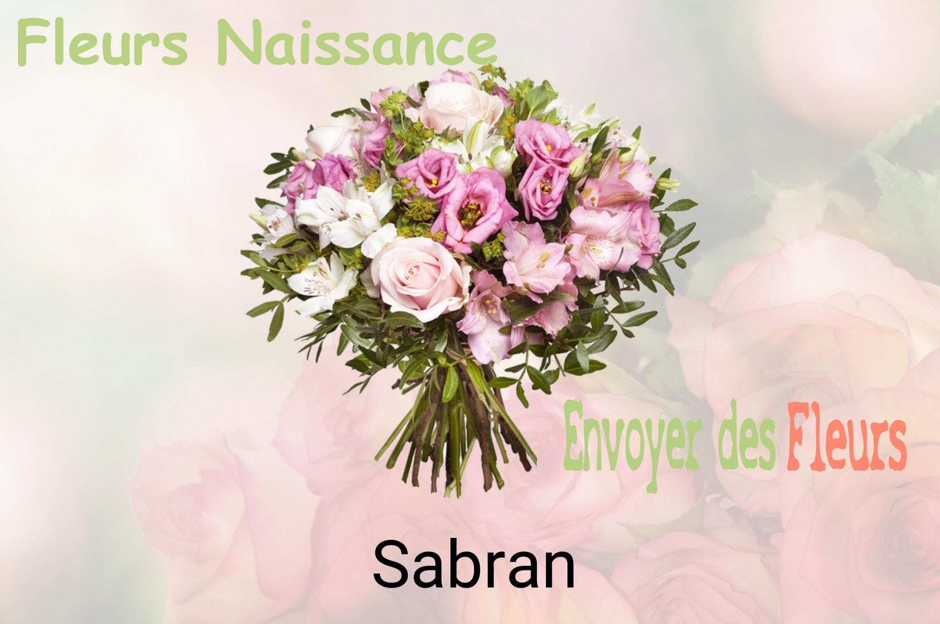Bouquet de fleurs de naissance livré à Sabran